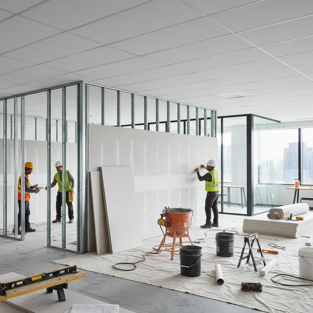 Adecuación de oficinas con drywall