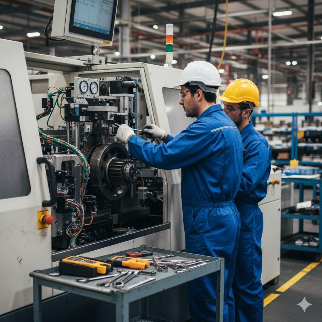 Mantenimiento preventivo de equipos industriales